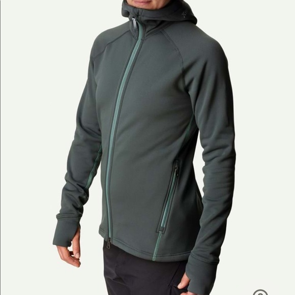 Like new - W's Power Houdi - size large - deeper green - Picture 3 of 4